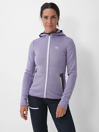 ORTOVOX | Giacca in pile con cappuccio da donna | lila